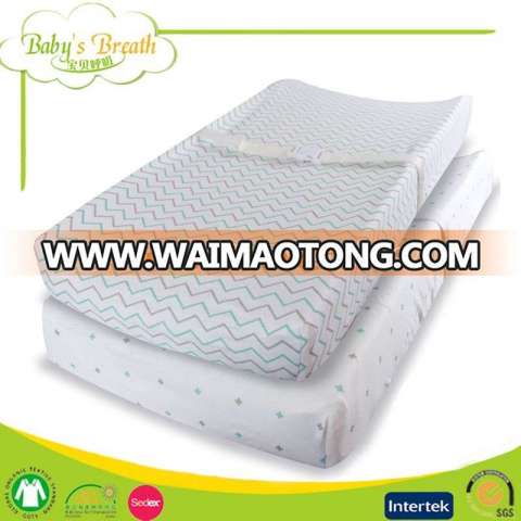 CM-11 Organic Baby Cotton Nappy Changing Mat Portable Diaper Changing Pads Cover